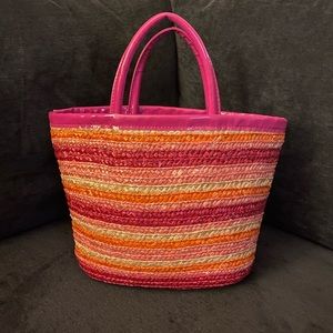 Small Woven Beach Tote